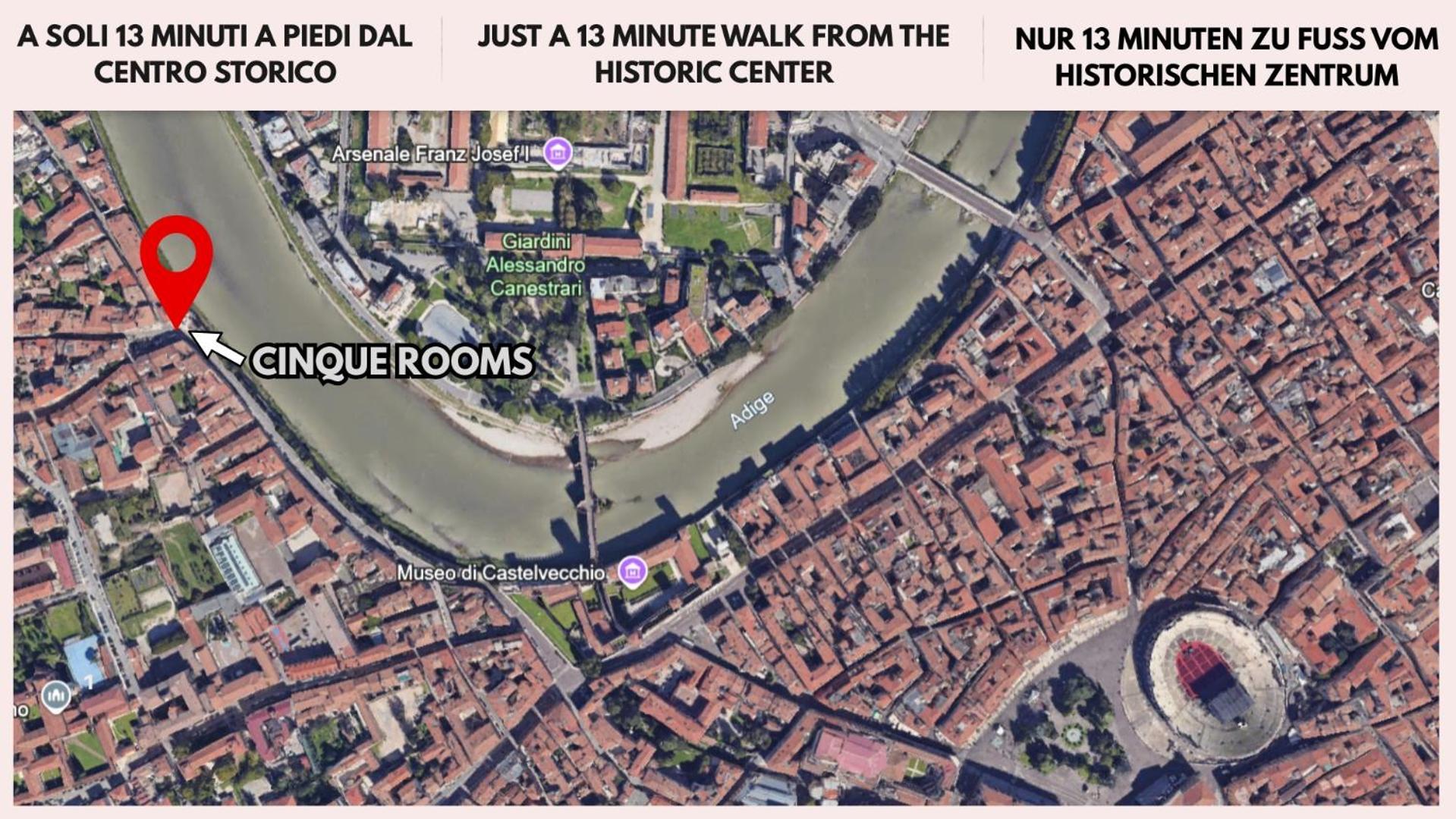 Cinque Rooms, Verona